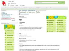 Developing Memory Skills Lesson Plan