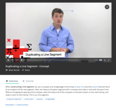 Duplicating a Line Segment Instructional Video