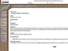 Changes Over Time Lesson Plan