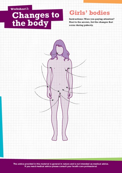 puberty lesson plans worksheets lesson planet