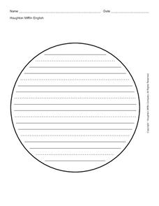 Circle Worksheet for Kindergarten - 1st Grade | Lesson Planet