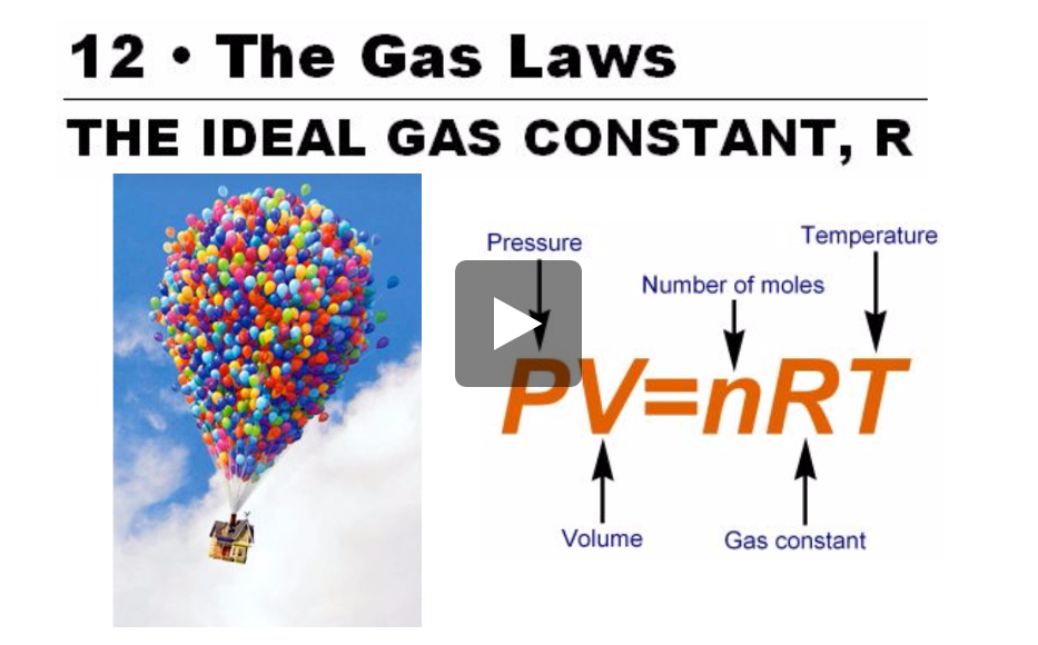 Ideal Gas Constant, R Instructional Video for 9th 12th Grade Lesson
