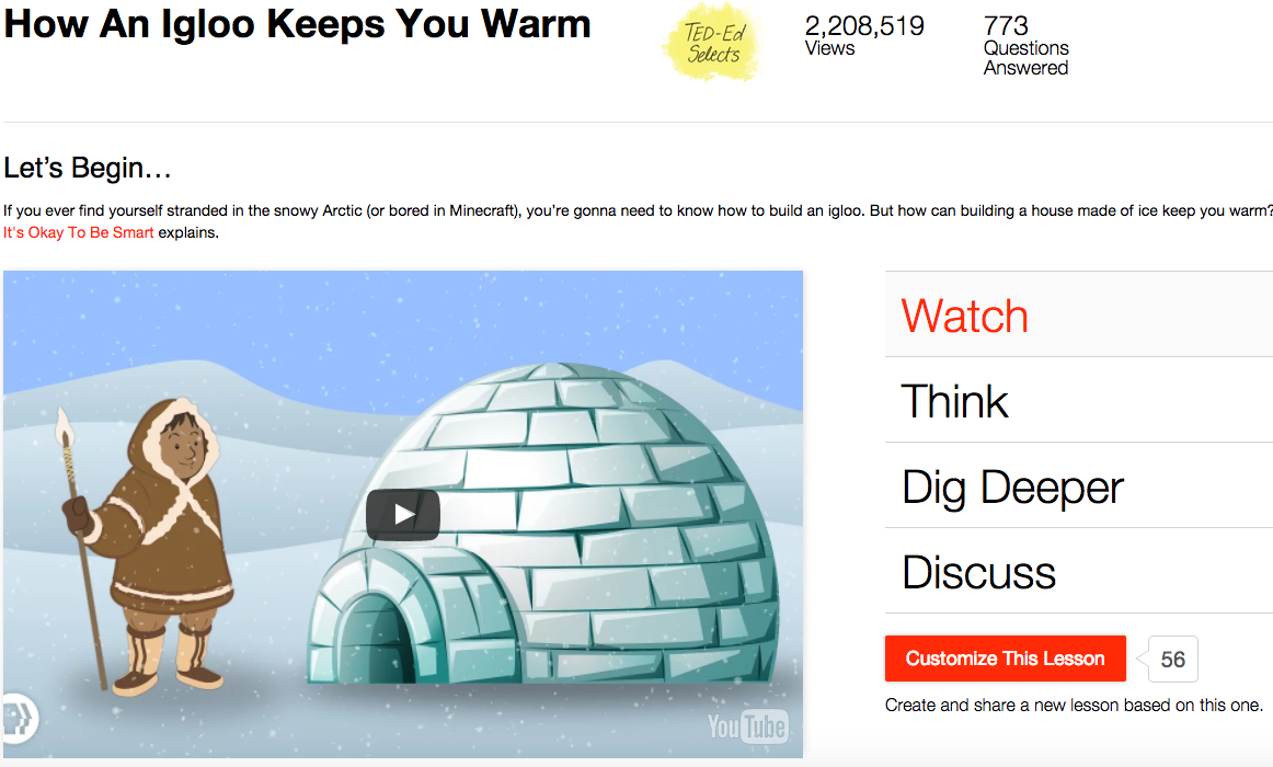 How An Igloo Keeps You Warm Instructional Video for 6th 12th Grade