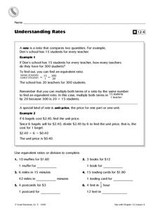 equivalent ratios lesson plans worksheets lesson planet