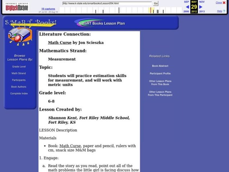 Math Curse by Jon Scieszka Math Curse by Jon Scieszka