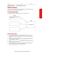 natural selection lesson plans worksheets lesson planet lamarck vs darwin venn diagram