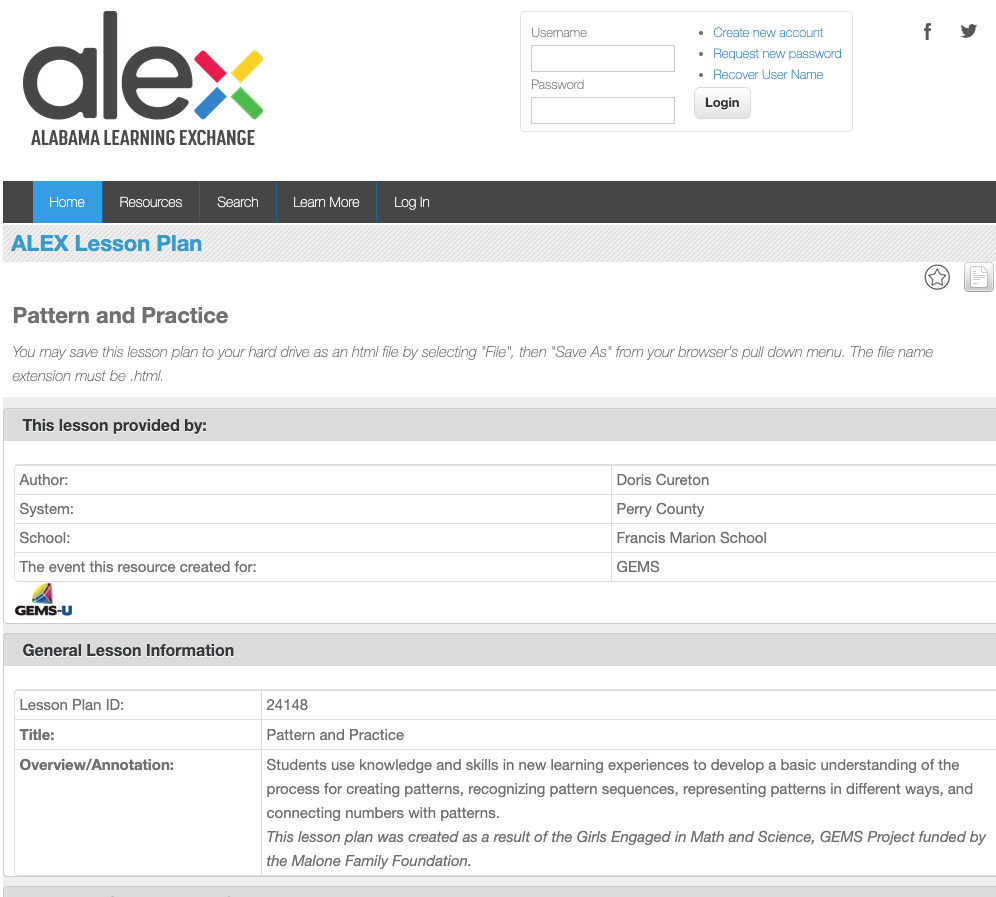 Pattern and Practice Lesson Plan for Kindergarten - 3rd Grade | Lesson ...