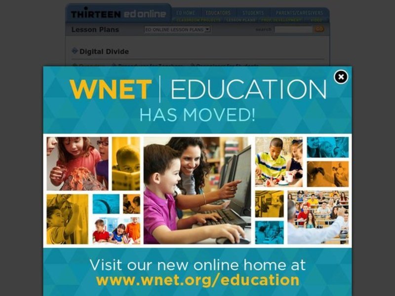 Digital Divide Lesson Plan for 7th 12th Grade Lesson