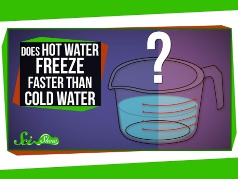 Does Hot Water Freeze Faster Than Cold Water? Instructional Video for