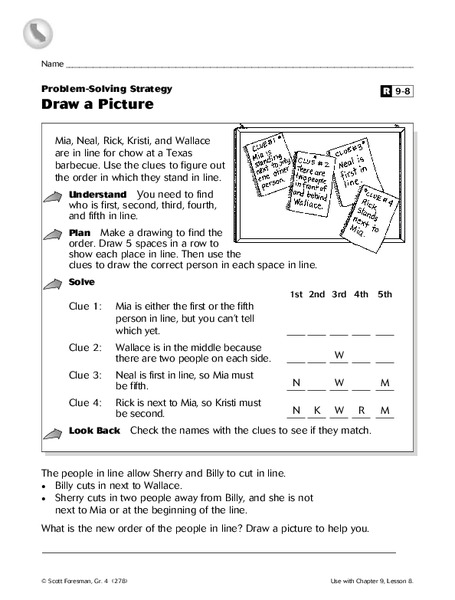 draw a picture worksheet for 4th 5th grade lesson planet