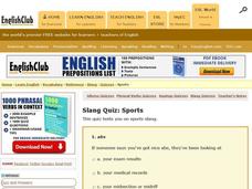 Slang Quiz: Sports Interactive
