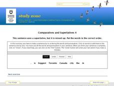 Using Comparatives and Superlatives Interactive
