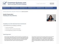 Using Spatial Organization in Writing Interactive