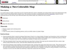 Making a Two - Colorable Map Lesson Plan