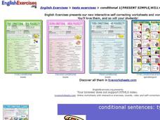 Conditional Sentences: Type 1 Interactive for 3rd - 4th Grade | Lesson ...
