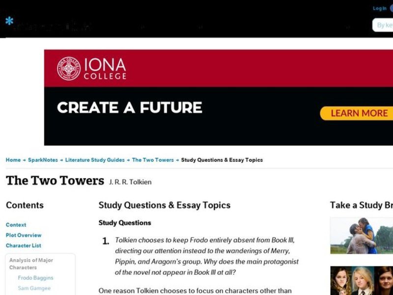 The two towers cast picture