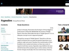Pygmalion essay questions