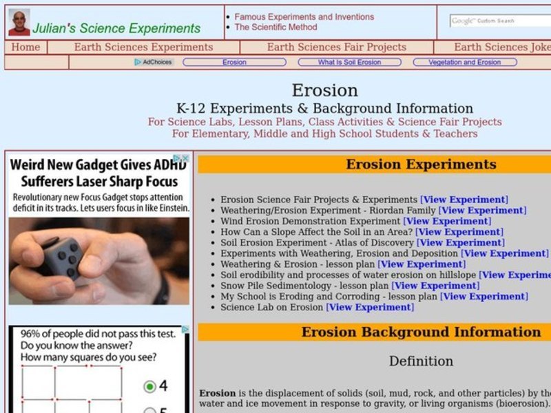 Erosion Lesson Plan For Kindergarten 12th Grade Lesson Planet Erosion Lesson Plan For Kindergarten 12th Grade Lesson Planet