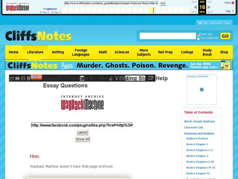 Joseph andrews essay picture