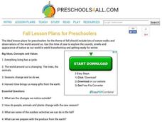 Fall Lesson Plans Lesson Plan