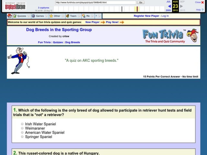 Dog Breeds in the Sporting Group Interactive for 5th - 8th Grade ...