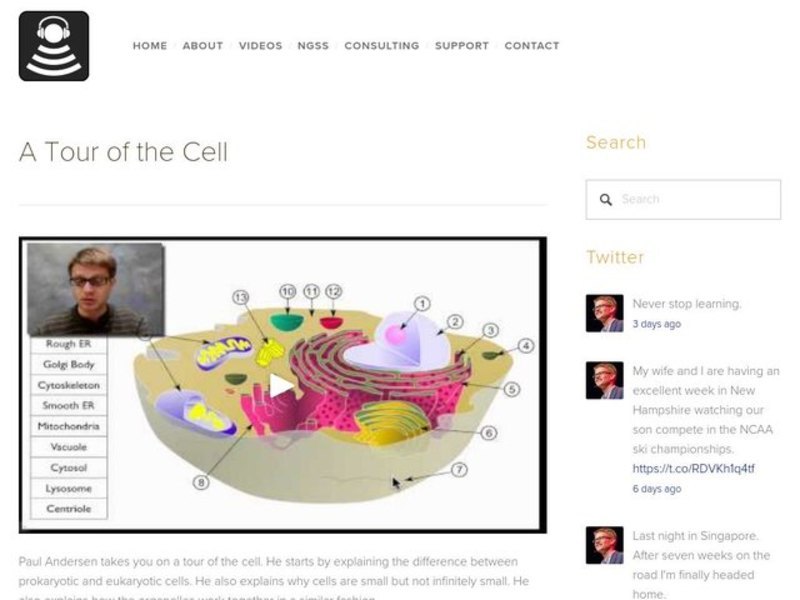 A Tour of the Cell Instructional Video for 9th - 12th Grade | Lesson Planet