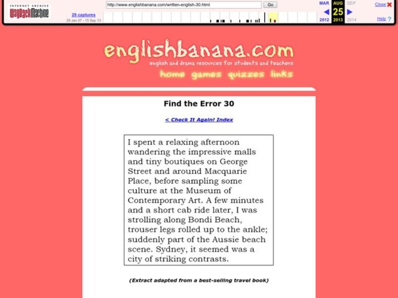 Find the Error Worksheet for 4th - 6th Grade | Lesson Planet