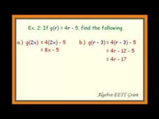 Function Notation Instructional Video