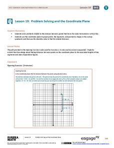 Problem Solving and the Coordinate Plane Lesson Plan