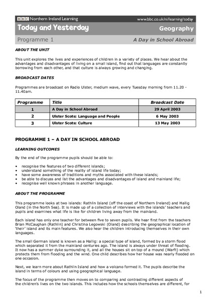 Geography Lesson Plan for 5th - 9th Grade | Lesson Planet