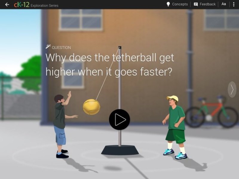 Tetherball Interactive for 9th 12th Grade Lesson