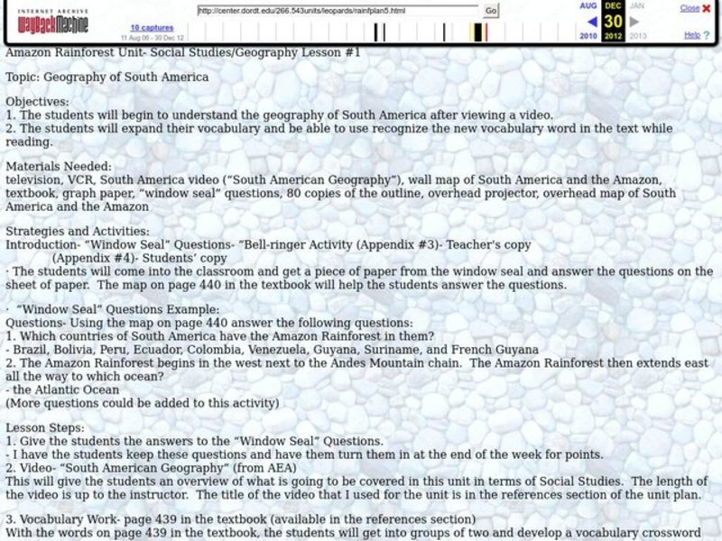 Geography Of South America Lesson Plan For 6th 10th Grade Lesson Planet Geography Of South America Lesson Plan For 6th 10th Grade Lesson Planet