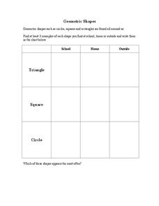 Geometric Shapes Lesson Plan for 1st  3rd Grade  Lesson Planet