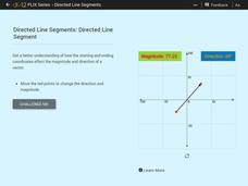 Vectors as Directed Line Segments: Directed Line Segment Interactive