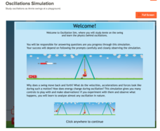 Oscillations Simulation Interactive