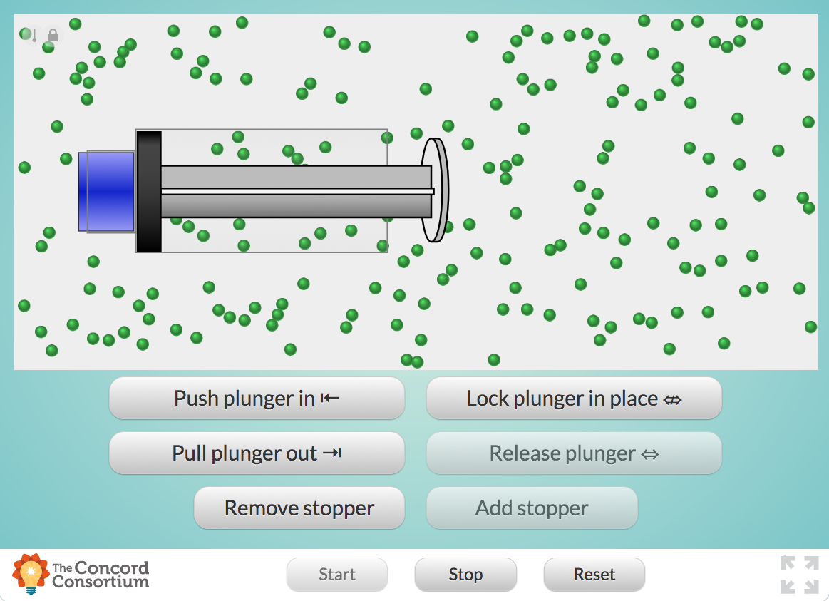 Gas Pressure in a Syringe Interactive for 9th 12th Grade Lesson