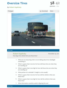 Oversize Tires Activity