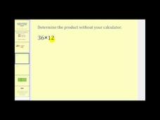 Using the Distributive Property to Multiply Quickly Instructional Video