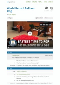 World Record Balloon Dog Activity