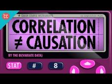 Correlation Doesn't Equal Causation: Crash Course Statistics #8 Instructional Video