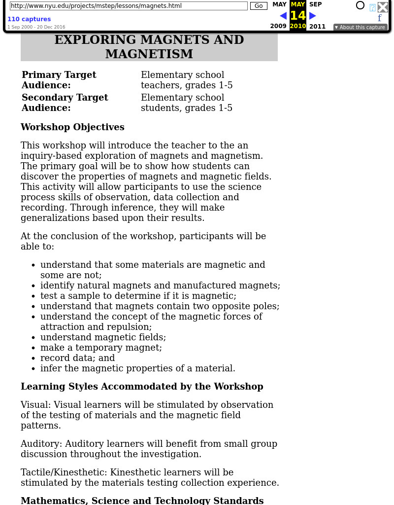 Exploring and Lesson Plan for 1st 5th Grade