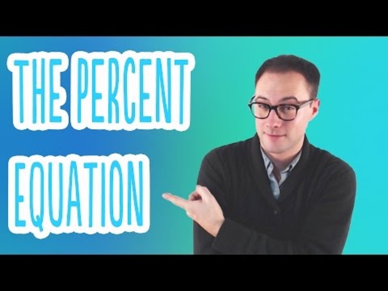 The Percent Equation Instructional Video For 6th 9th Grade Lesson The Percent Equation Instructional Video For 6th 9th Grade Lesson