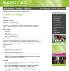 Create a Set Design Activity