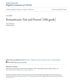 Romanticism: Past and Present Unit Plan
