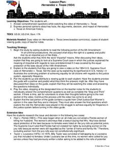 Hernandez v. Texas Lesson Plan