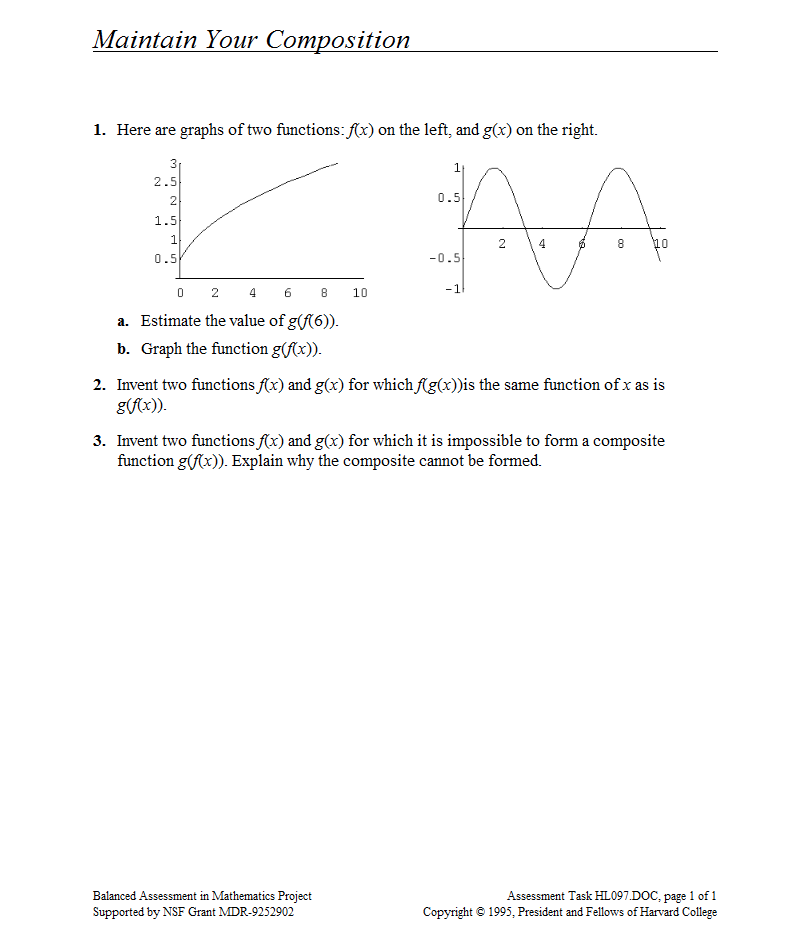 Maintain Your Composition Assessment for 9th - 12th Grade | Lesson Planet