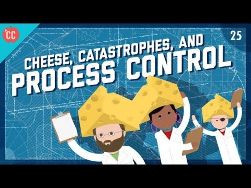 Cheese, Catastrophes, and Process Control Crash Course Engineering 25