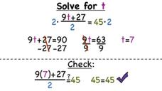 How Do You Solve for a Variable in a Fraction Using Multiplication First? Instructional Video