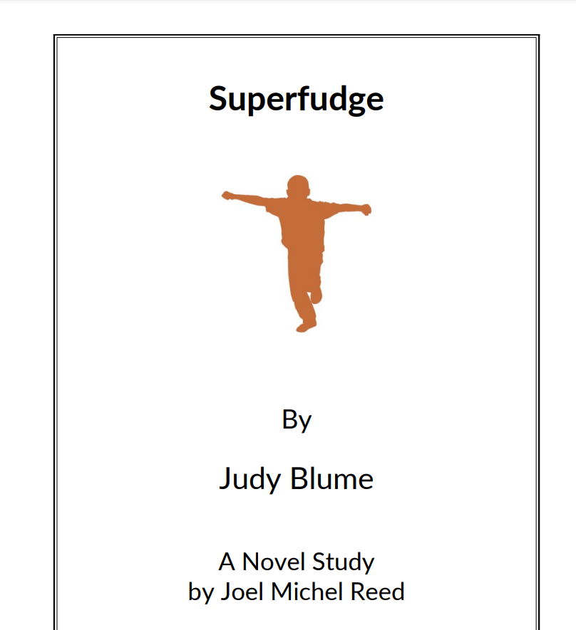 Superfudge Novel Study Study Guide for 3rd 6th Grade Lesson