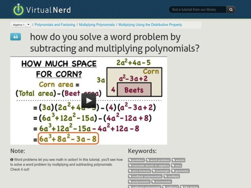 How Do You Solve a Word Problem by Subtracting and Multiplying ...